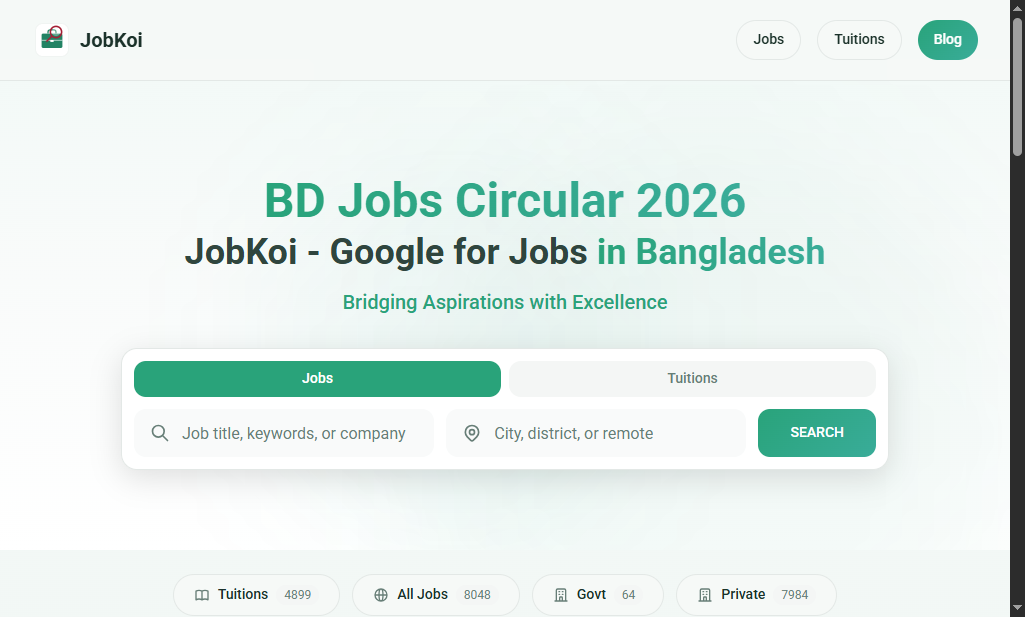 JobKoi.com Screenshot